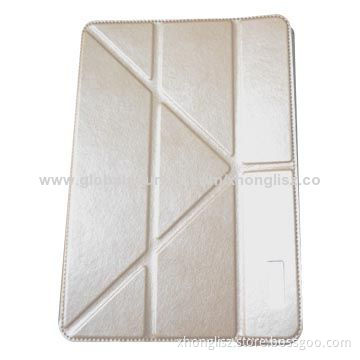 Case for iPad Mini with Y Shape, Three Folding Designs, OEM and ODM Orders Acceptable
